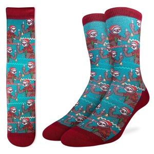 Christmas Sloth Socks